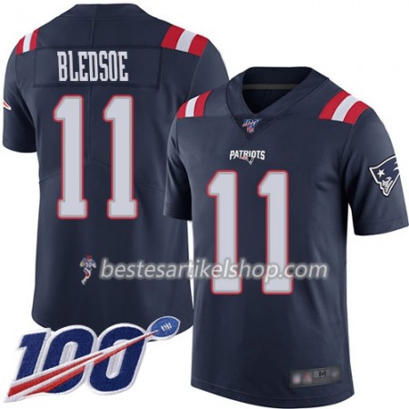 Herren New England Patriots Trikot Julian Edelman 11 Nike Navy Blau 100th